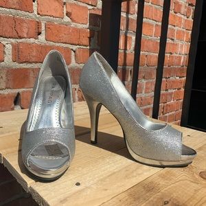 Silver heels